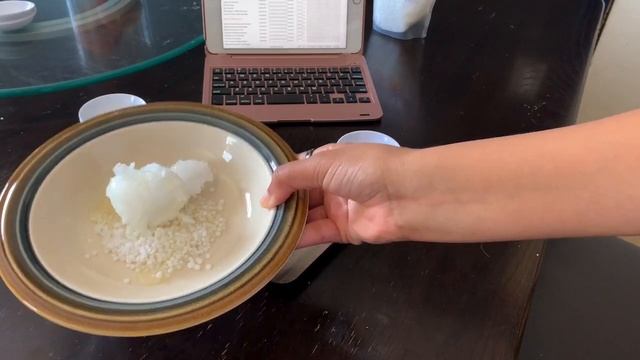 Coconut + Rose Water Hair Lotion | DIY Leave In Conditioner/Hair Milk