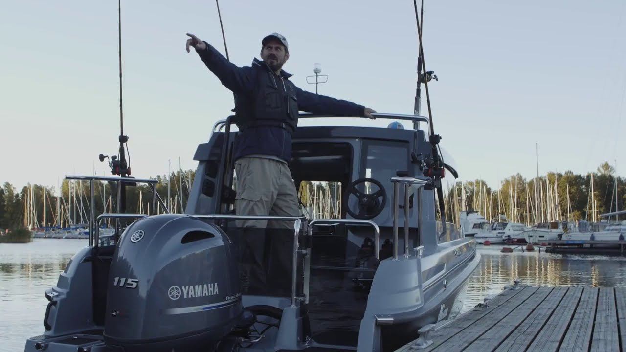 Финский алюминиевый катер Yamarin Cross 60 Cabin