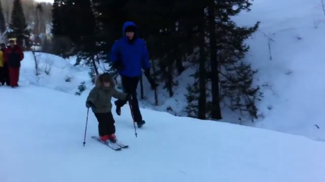 Горные лыжи в 4 года (2 часть) смотреть онлайн