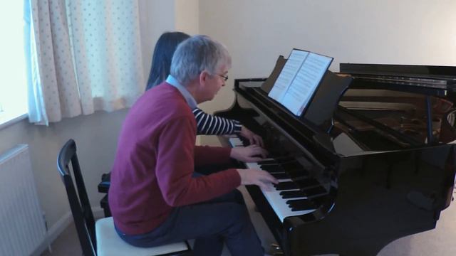 Humperdinck - Overtüre zu Hänsel und Gretel (piano duet) смотреть онлайн