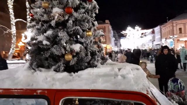 С Рождеством Христовым! Новогодняя Покровка в Нижнем Новгороде! смотреть онлайн