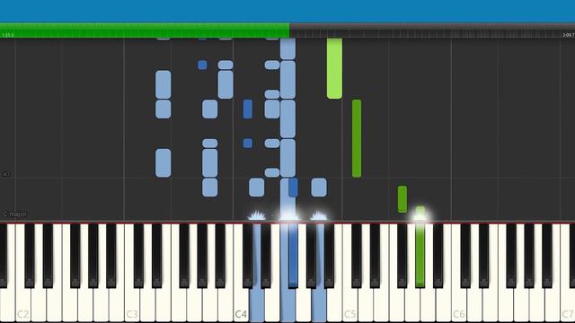 Peter Bence - Cheap Thrills - Piano Tutorial - Synthesia смотреть онлайн