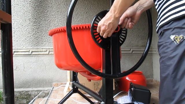 Сборка бетономешалки, Forte EW2125P. смотреть онлайн