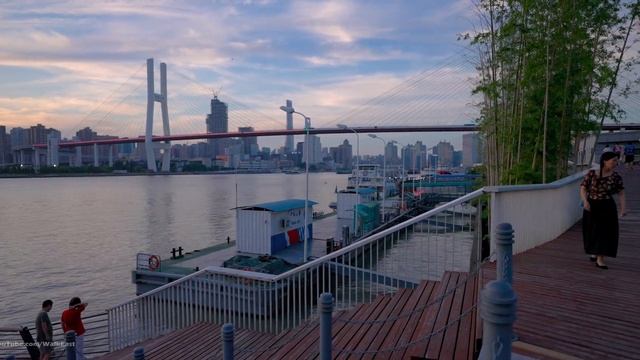 Shanghai Walking Tour | Huangpu Riverside, Pudong New District | 4K HDR | 上海 | 浦东新区 смотреть онлайн