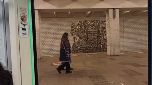 Поездка на поезде Москва  по Калужско-Рижской линии Московского метрополитена! (От Академической