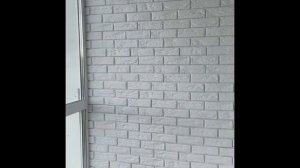 Покраска гипсовых кирпичиков (Ceresit IN50)