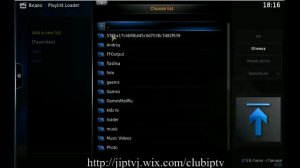 Загрузка плейлиста в Kodi - PVR IPTV Simple Client /playlistLoader