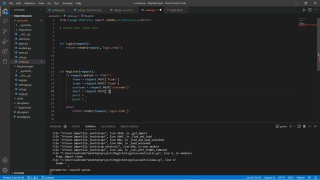 Login Registration in Django for Beginner (Design and Backend Code) смотреть онлайн