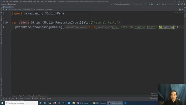 Ingresar datos de forma gráfica con showInputDialog (Curso de Kotlin desde cero [26])??? смотреть онлайн