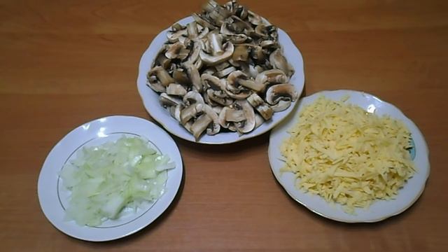 Стейки с шампиньонами и сыром запеченные в фольге смотреть онлайн