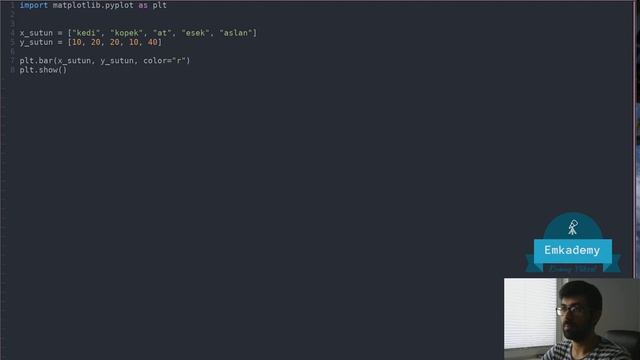 3 - Python - Matplotlib - Bar ve Histogram Plot смотреть онлайн