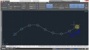 7. Массив по траектории (AutoCad)