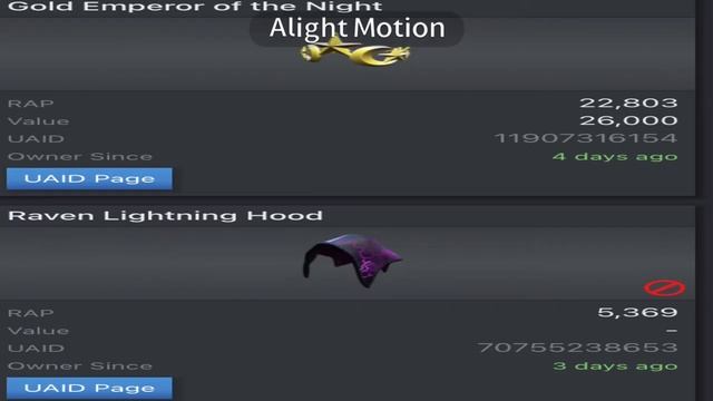 Send me trade I have raven hood and gold emperor (Roblox trading) смотреть онлайн