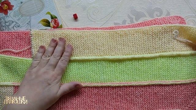 Рандомное вязание День 28 Вяжу плед спицами смотреть онлайн