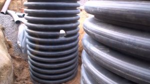 Автономная система канализации с полем фильтрации на участке