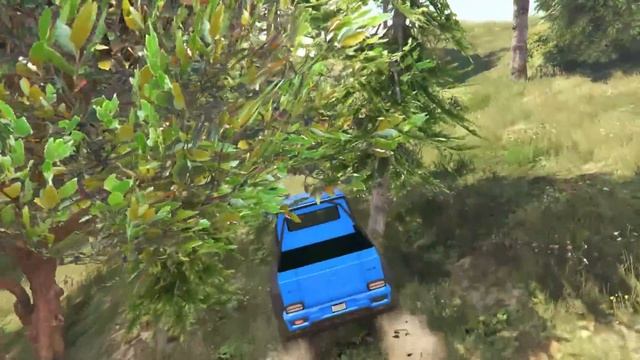 GTA V Epic New Stunt Race For Car Racing Challenge by Cars, Boats and Motorcycle смотреть онлайн