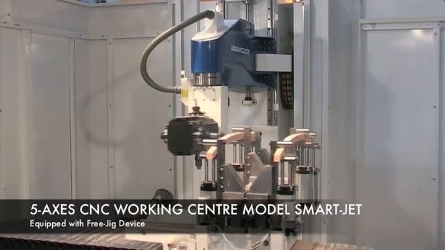 BACCI 5-AXES CNC WORKING CENTRE - MODEL SMART-JET смотреть онлайн