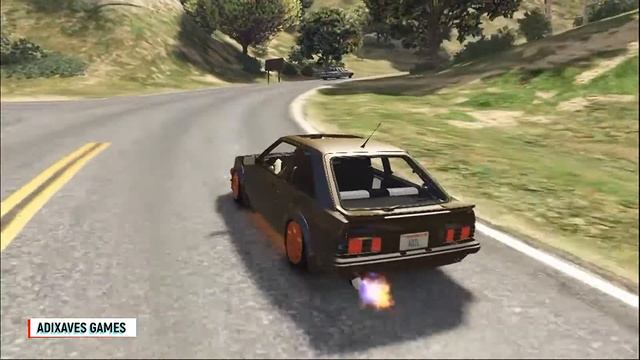 Ford Escort RS Turbo 1986 | GTA V Real Life Mods | Vehicle Review | TestDrive Gameplay @ 60fps