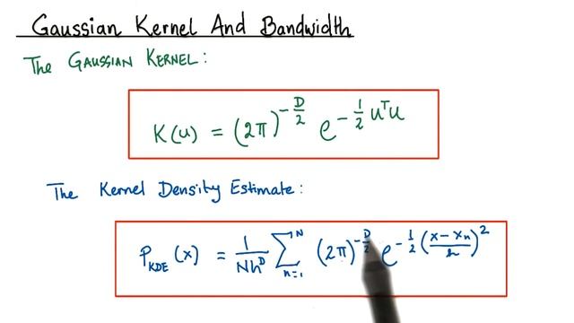 Gaussian Kernel and Bandwidth - Model Building and Validation смотреть онлайн
