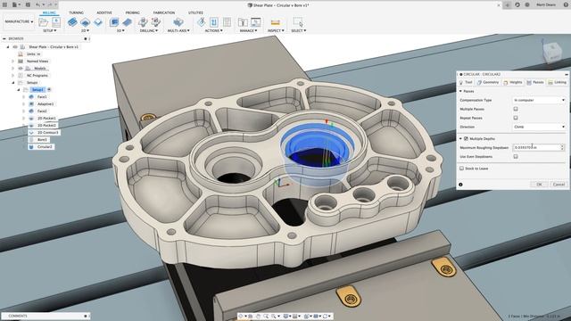 Autodesk Fusion 360 | Quick Tip: Bore Toolpath or Circular Toolpath? смотреть онлайн