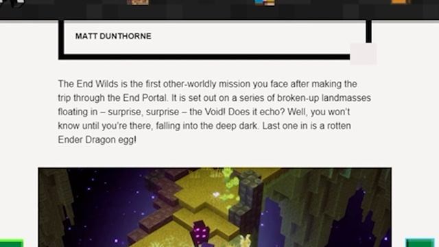 FIRST LEVEL OF ECHOING VOID (The End) DLC REVEALED AND MORE - Minecraft Dungeons
