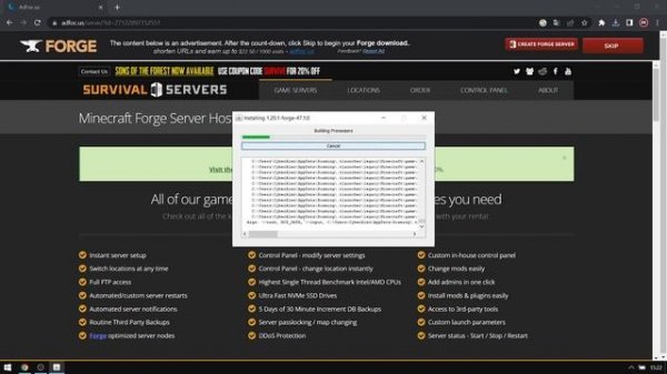 ?Как Установить Minecraft Forge (1.20.1, 1.21 и др.)