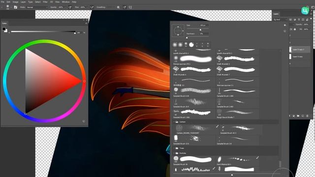 Цифровой свет в Photoshop смотреть онлайн