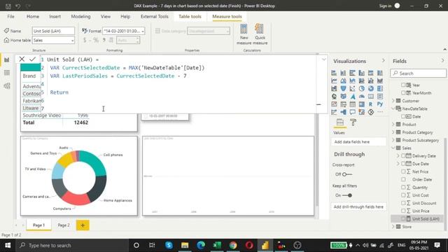 DAX Doubt: How to Display Days Before a Selected Date in Power BI DAX [Hindi] смотреть онлайн