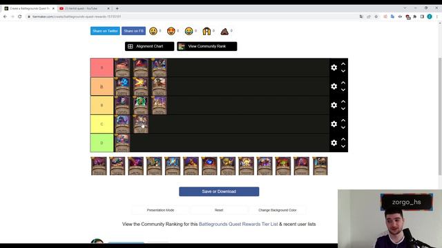 Quest Tierlist from Rank 1 EU | Battleground смотреть онлайн