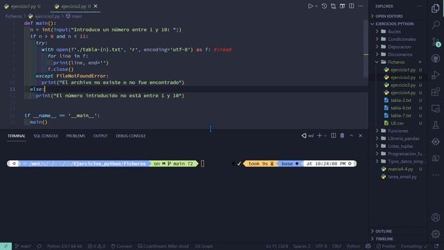 8 Ejercicios de Python explicados | Ficheros | Parte 1 смотреть онлайн