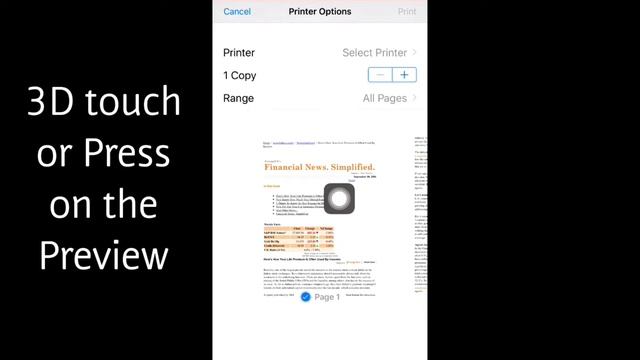Print to PDF on iPhone смотреть онлайн
