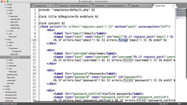 PHP Authentication Change Password 28 смотреть онлайн