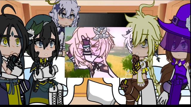 ~Реакция персов геншина на Люмин~ смотреть онлайн