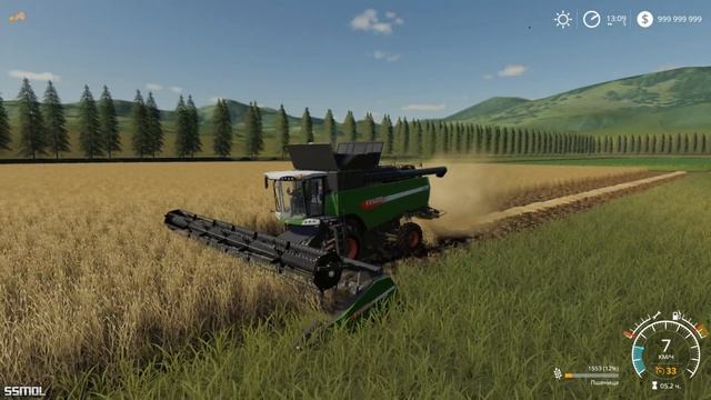 Farming Simulator 2019 mods Fendt 9490 X смотреть онлайн