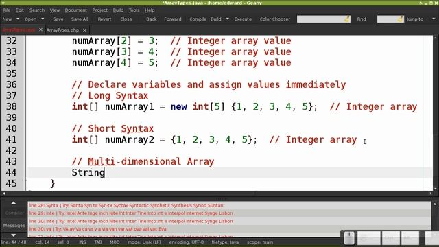Ojambo - Array Types of Java and PHP Part 7 (vs 0026) смотреть онлайн