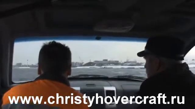 New Russian Hovercraft Christy 6143. Sea Trials In April 04, 2011. Part 2