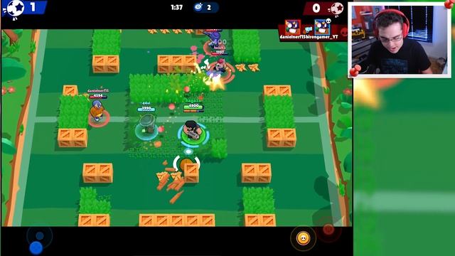 BRAWL STARS - TESTANDO O BULL NO FUTEBRAWL (ipad pro 2018 gameplay) смотреть онлайн