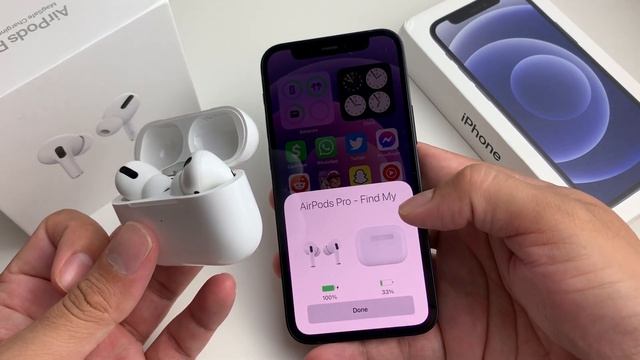 IPhone 12 Mini AirPods Pro Setup