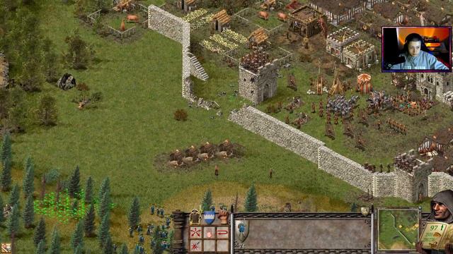 1v1 ОСАДА ЗАМКА | ГОРЯЩАЯ НЕФТЬ и КАТАПУЛЬТЫ Stronghold DE смотреть онлайн