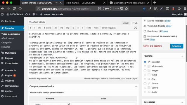 Cómo usar Dashicons en WordPress смотреть онлайн