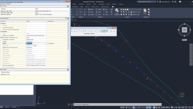 How to Change Curve Radius Autodesk Civil 3d. смотреть онлайн