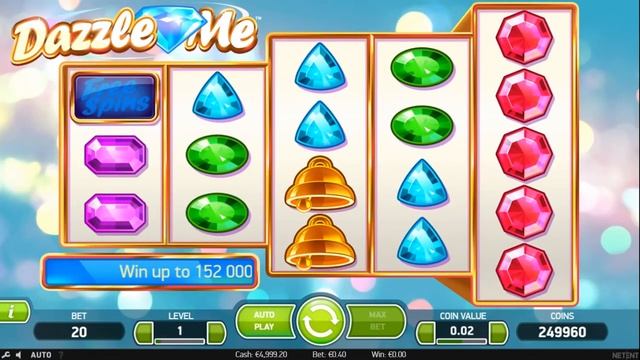 Как играть в игровой автомат Dazzle Me. Обучающее видео. смотреть онлайн