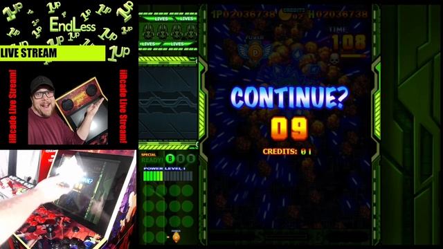 EndLess1UP - iiRcade - Rangok Skies playthrough смотреть онлайн