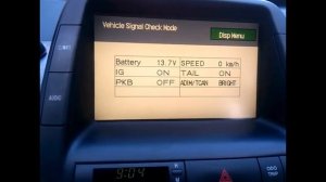 Тойота Приус 20 кузов: диагностическое меню