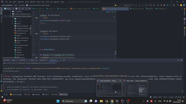 Error terraform aws plan,apply - error aws cli смотреть онлайн