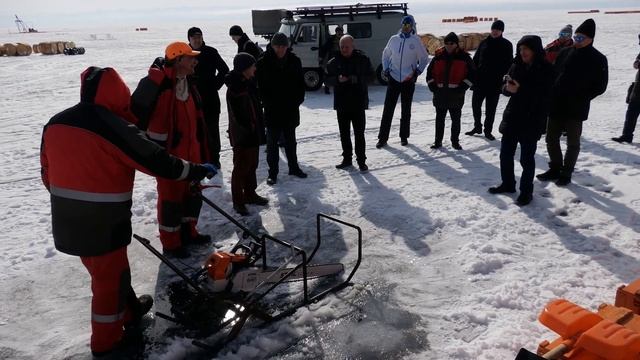 Ледовый лагерь Baikal-GVD 6 марта 2023 г. / Baikal-GVD Ice Camp 6 March 2023 смотреть онлайн