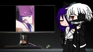 Токийский гуль[гача клуб]~[гача лайф] реакция на тик-ток•аниме•