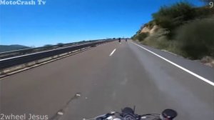 Ногу оторвало на скорости.