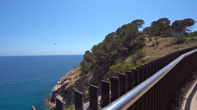 [4K] Walking Tossa De Mar Medieval Old Town (Vila Vella)