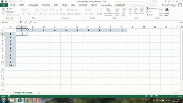 Microsoft excel [007-fixed-relative-mixed-references ] смотреть онлайн